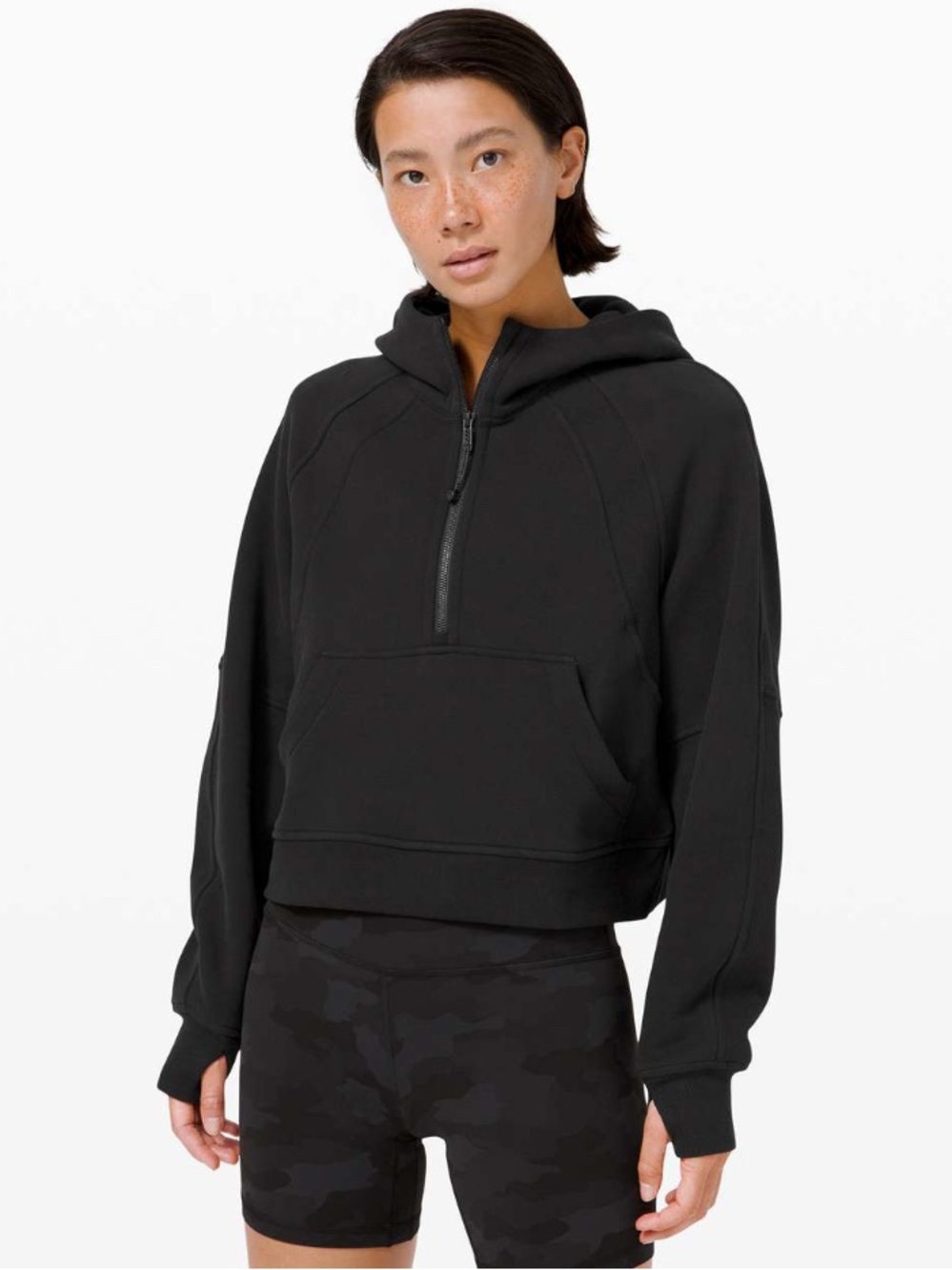 Lululemon Scuba Oversized 1/2 Zip Hoodie Size Medium / Large